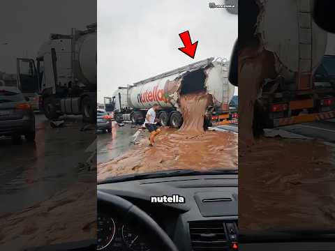 El Camión De Nutella Tenía Un Agujero #shortvideo thumbnail