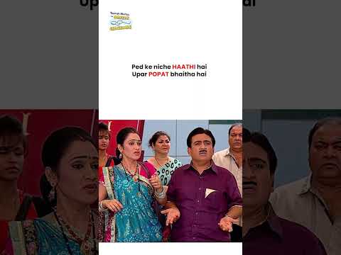 Ped ke niche HAATHI hai Upar POPAT bhaitha hai ! | FULL MOVIE | Taarak Mehta Ka Ooltah Chashmah thumbnail