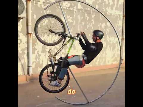 Bro Made a Bamboo Roller Coaster That Actually Works 🎢🤯#funny #shorts #prank #bicycle #challenge thumbnail