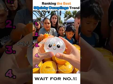 Ranking the Funniest Squishy Dumplings moments ? #shorts #squishy #dumplings #satisfying #funny thumbnail