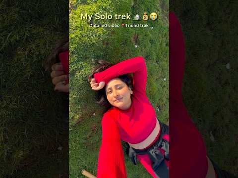 My Solo Trek *Detailed Video #minivlog #ytshorts #shorts #triund thumbnail