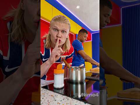 Haaland’s Cooking Secret Was Salt 😂🧂 #football #haaland #parody thumbnail