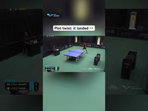 Thought it was out… think again?#WTTLagos #TableTennis thumbnail