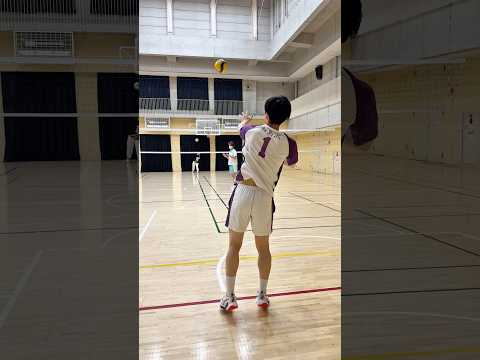 I tried hitting the balls against each other#volleyball thumbnail