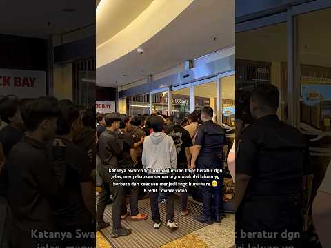 Nak beli jam je pun, sanggup berebut-rebut sampai tak ingat dunia.?? thumbnail
