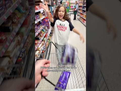 Food shopping with dad 😂 #jonathanjoly #shorts thumbnail