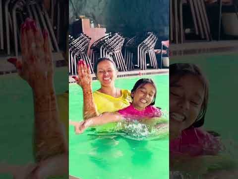 amaira ko swimming pool mein Bhookh Lag gaye #shorts a#thegeetagurjar ￼ thumbnail
