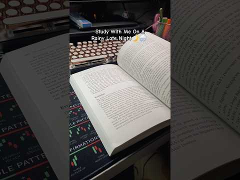Study With Me On A Rainy Late Night 🌙 🌧 #studyvlog thumbnail