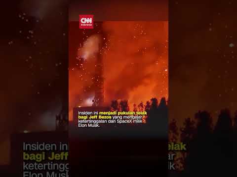 Momen Roket Blue Origin Meledak saat Uji Coba di Florida thumbnail