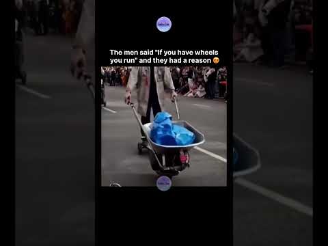 The men said "If you have wheels, you run" and they had a reason 😍 thumbnail