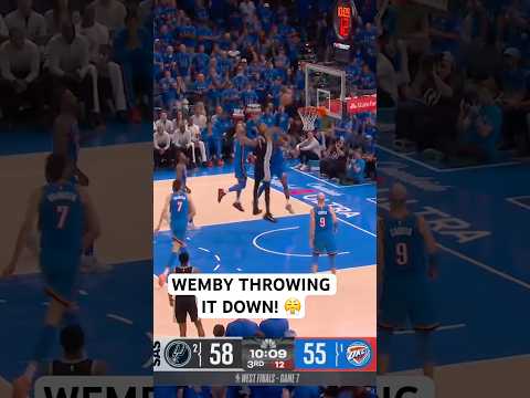 Wemby had a meeting with the rim! thumbnail