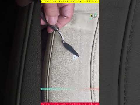 Don’t Replace It! Fix Cracked or Torn Car Seats Like a Pro#CarCareTips#AutoDetailing#RepairHack thumbnail
