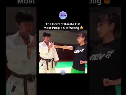 The Correct Karate Fist Most People Get.Wrong 😍 thumbnail