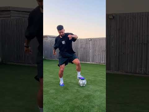 FOOTBALL TRAINING IN MY GARDEN ⚽️🔥 thumbnail