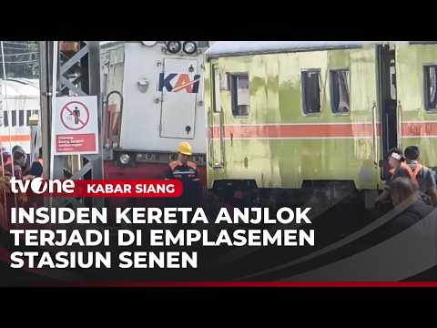 KA Jaka Tingkir dan KA Serayu Anjlok di St Pasar Senen | Kabar Siang thumbnail