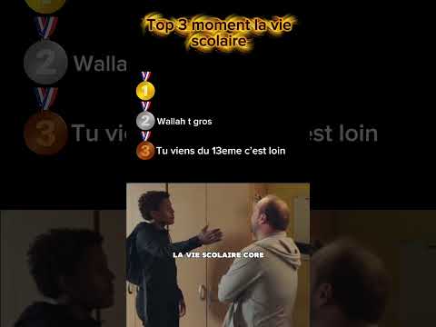 Top 3 moments " La vie scolaire" thumbnail