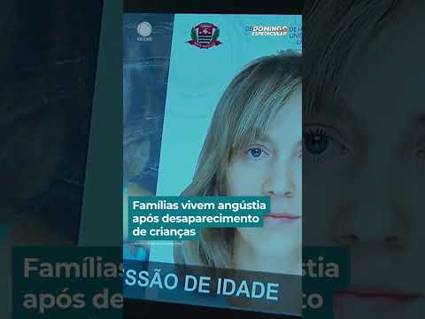 Famílias vivem angústia após desaparecimento de crianças | #DomingoEspetacular #shorts thumbnail