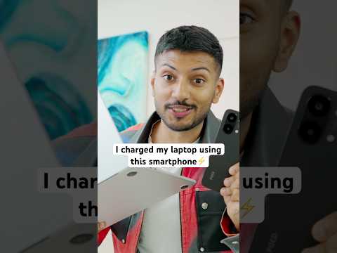 I charged my laptop using this smartphone.⚡️ thumbnail