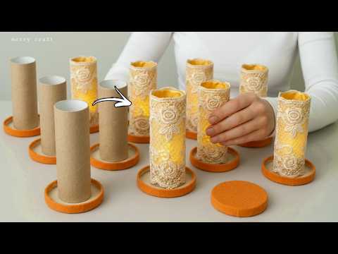 INCREDIBLE! I Made 20 pairs and SOLD Everything! Genius Idea with Toilet paper rolls. DIY thumbnail