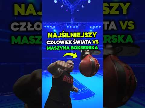 Najsilniejszy człowiek świata vs maszyna bokserska 😳 thumbnail
