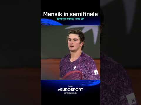 Che partita di 𝑱𝒂𝒌𝒖𝒃 𝑴𝒆𝒏𝒔𝒊́𝒌 🔥Batte Fonseca in tre set ed accede alla semifinale del Roland Garros 🎾 thumbnail