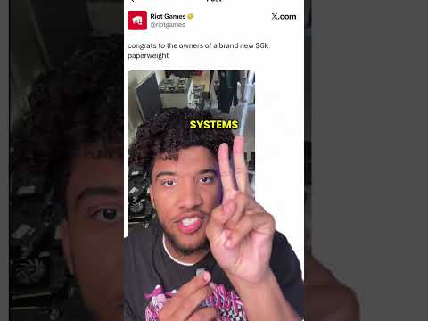 Is Riot’s Anticheat destroying hacker’s computers #carterpcs #tech #riot #anitcheat #valorant thumbnail