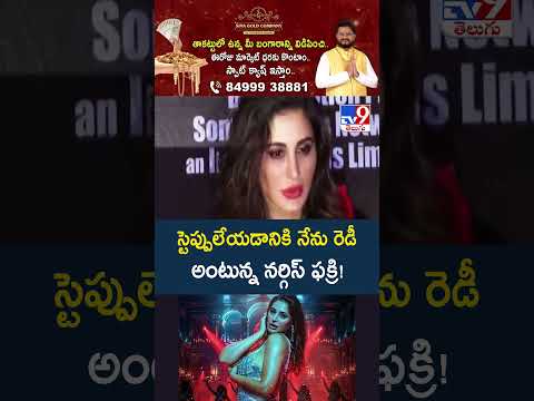 Nargis Fakhri Enters Tollywood : స్టెప్పులేయడానికి నేను రెడీ అంటున్న నర్గిస్‌ ఫక్రి! - TV9 thumbnail