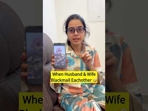 Husband Blackmail wife 🤣🤣 #vijayandvaishu thumbnail
