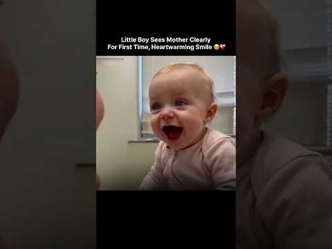 Little Boy Sees Mother Clearly For First Time, Heartwarming Smile ? thumbnail