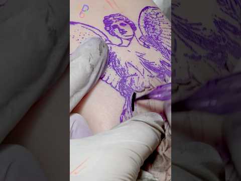 Tattoo Drawing of Goddess of Victory Statue thumbnail