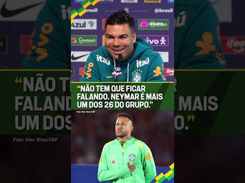 NÃO GOSTOU! ❌🇧🇷 Casemiro respondeu, mas ficou incomodado com as perguntas sobre Neymar #shorts thumbnail