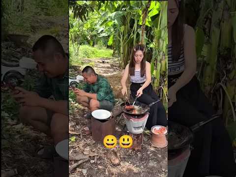 He Eats Faster Than She Can Fry 🍗😂 #funny #laugher #comedy #shortvideo #shorts thumbnail