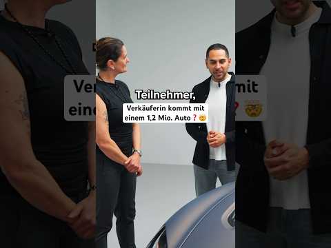 Die Verkäuferin kommt mit einem Auto für 1.200.000€ #omidmouazzen #autohandel thumbnail