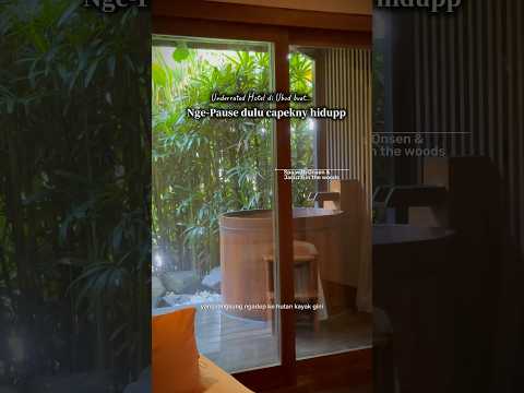 berendam di onsen view hutan uhhh #ubud #healing #staycation #villabali #hotelbali thumbnail