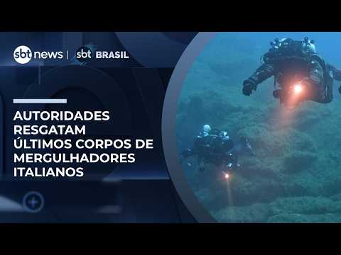 Corpo dos últimos 2 mergulhadores italianos mortos em Maldivas são resgatados | #SBTBrasil thumbnail