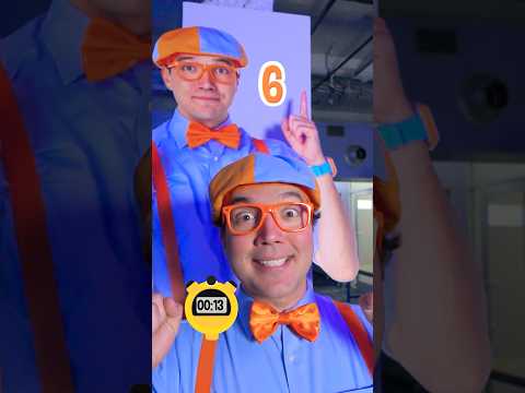 Blippi COUNTS Blippis?! How many Blippis can you count?! #shorts thumbnail
