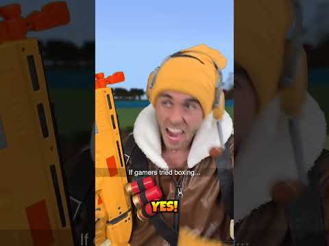 If Gamers Tried Boxing... #comedyshorts #gaming #funny thumbnail