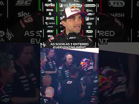 Jorge Martin offers an apology after tempers ran high as he entered the box thumbnail