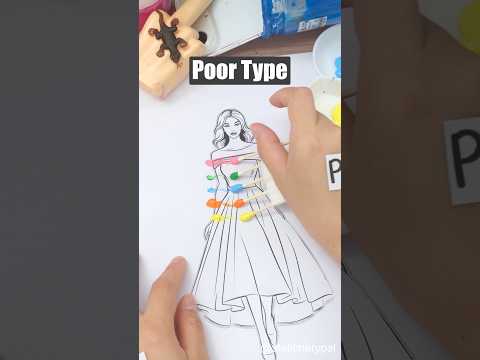 How rich vs poor people be drawing?🤔😝 #shorts thumbnail