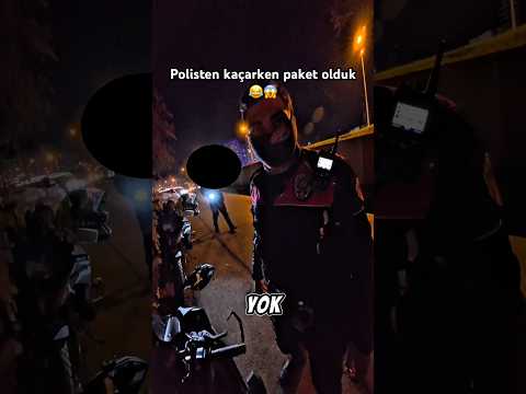 Polisten kaçarken paket olduk 😂😱 #shorts #viral #keşfet #motovlog #reels #tiktok #fyp #kurye thumbnail
