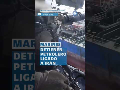 Así interceptaron marines buque con bandera iraní en el Golfo de Omán #shorts thumbnail
