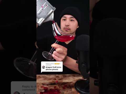 Dragonfruit Juice #asmr #sleep thumbnail