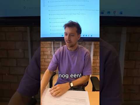 Mijn leerlingen daagde mij uit voor een aantal tongbrekers en dat ging zo… thumbnail