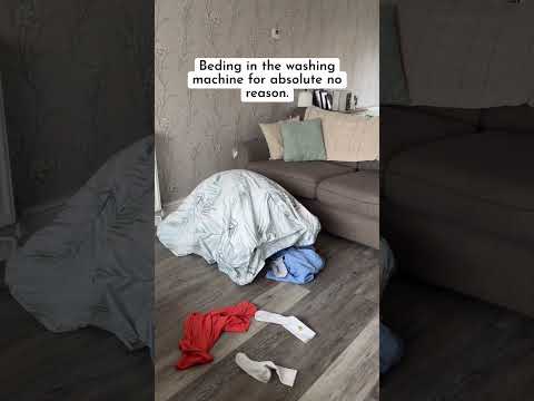 Bedding in the washing machine 😂 thumbnail