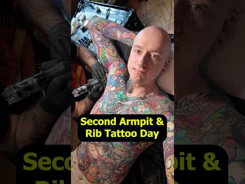 TATTOOING MY RIGHT ARMPIT & RIBS ENDED ME! | #Tattoo #Tattooing thumbnail