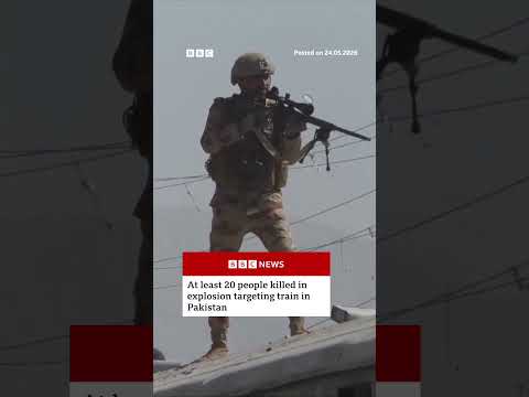Explosion targeting train kills at least 20 in Pakistan. #Pakistan #Asia #BBCNews thumbnail