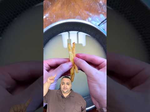 PATATESİ BU ŞEKİLDE KIZARTTIĞINIZDA AŞIRI ÇITIR OLACAK! DIMESCLUB #işbirliği #recipe #asmr thumbnail