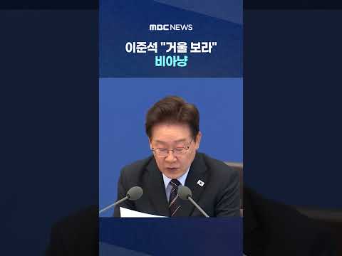 또 고인 희롱? 李 '대분노'..이준석 "거울 보라" 비아냥 #Shorts (MBC뉴스) thumbnail
