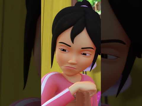Nasib baik Kak Ros dah siap video call dengan Hideko. Kalau tak, buat malu.🤨 #upinipin #LesCopaque thumbnail
