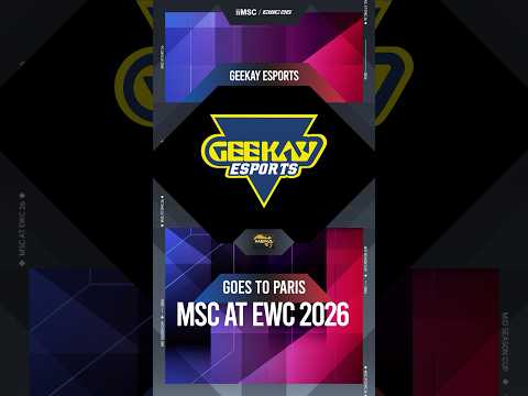 🔥 Geekay Esports are heading to MSC at EWC 2026!#MSCatEWC2026 #MLBBEsports #MLBB #RoadToParis thumbnail
